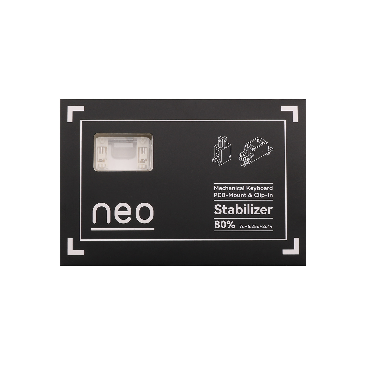 Stabilizer Screw In - NEO X QK PCB Mount Stabilizer