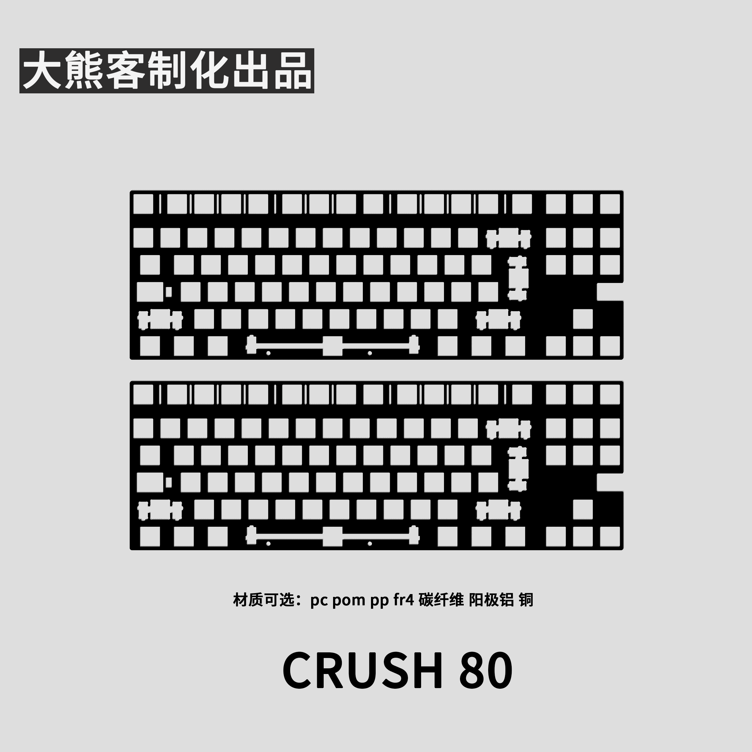 Crush 80 Positioning Plate for - Keyboard Lube Kit ulasan dan harga