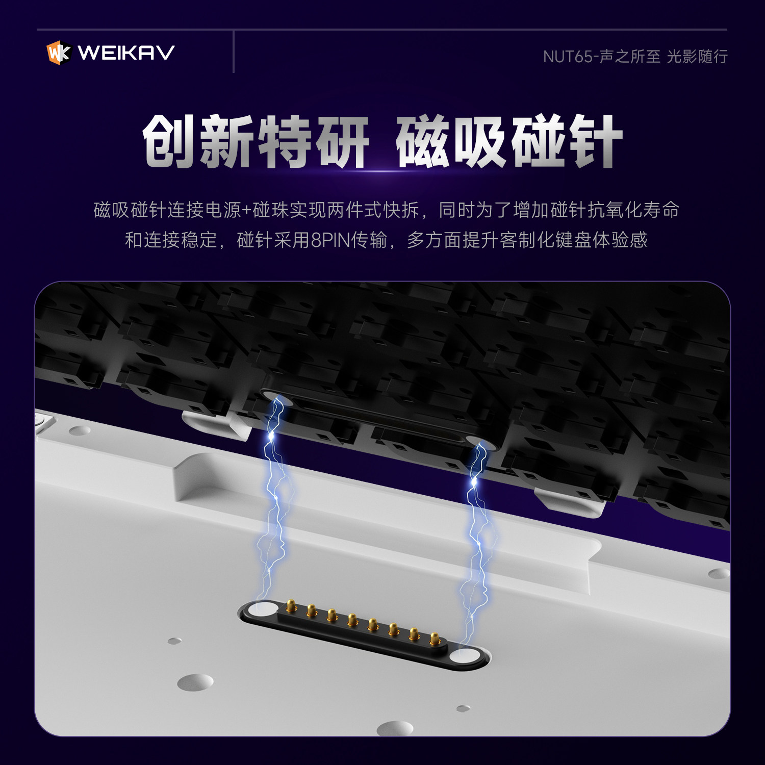 New Weikav Nut65 Aluminum Mech - Gaming Keyboard Nearby ulasan dan harga