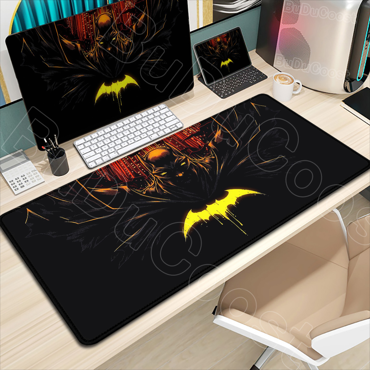 B-Batman Mouse Pad HD Large Ga - Gaming Keyboard Higround ulasan dan harga