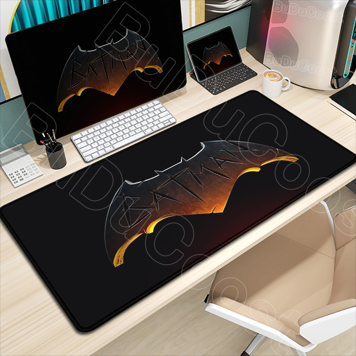 B-Batman Mouse Pad HD Large Ga - Gaming Keyboard Higround ulasan dan harga