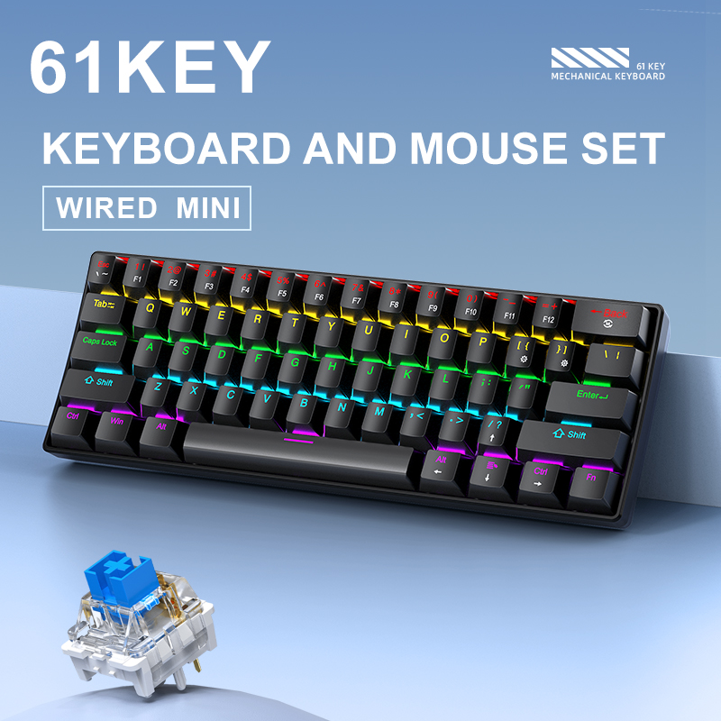 APAYADO K61 Mini Mechanical Ke - Gaming Keyboard Mini Mechanical ulasan dan harga