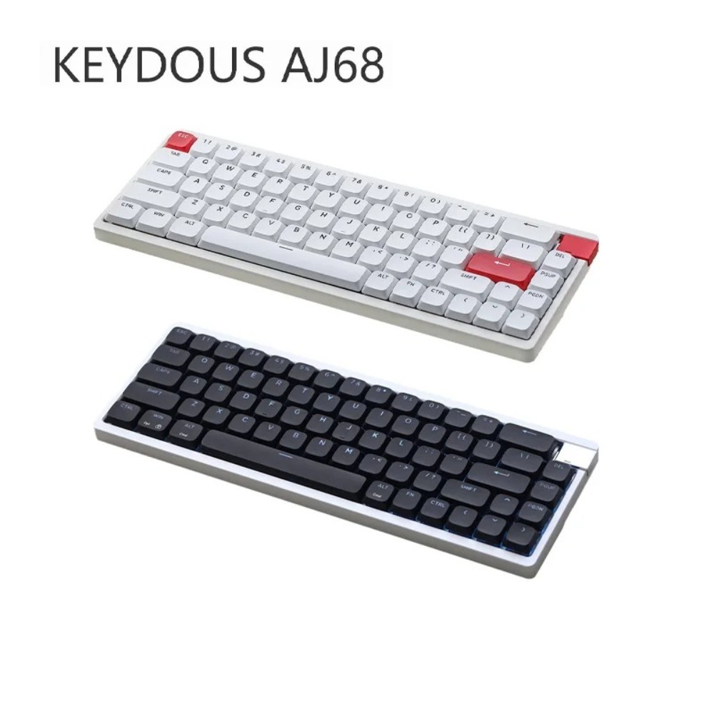 Keydous AJ68 Mechanical Keyboa - Gaming Keyboard Mini Mechanical ulasan dan harga