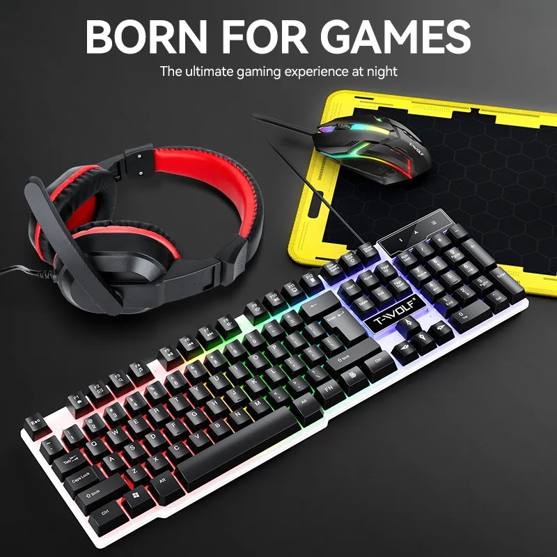 NEW USB Keyboard And Mouse Gam - Gaming Keyboard Mouse Set ulasan dan harga