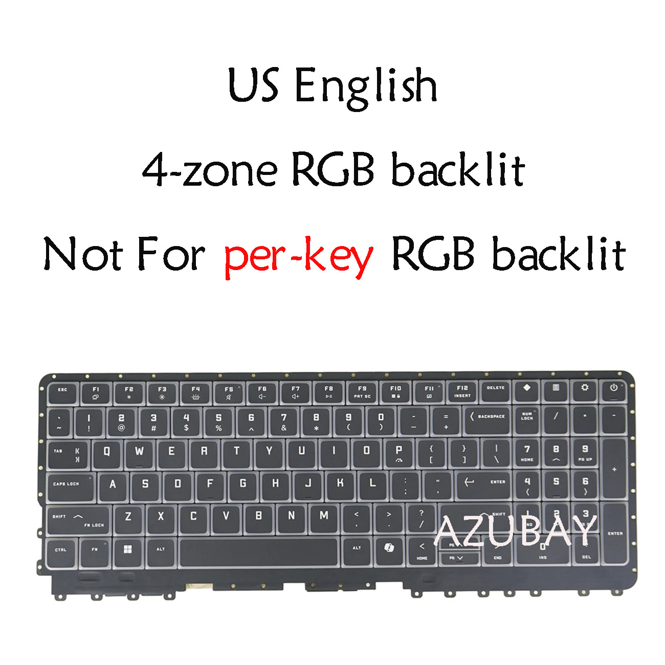 4-zone RGB Backlit Laptop Keyb - Gaming Keyboard Hp ulasan dan harga