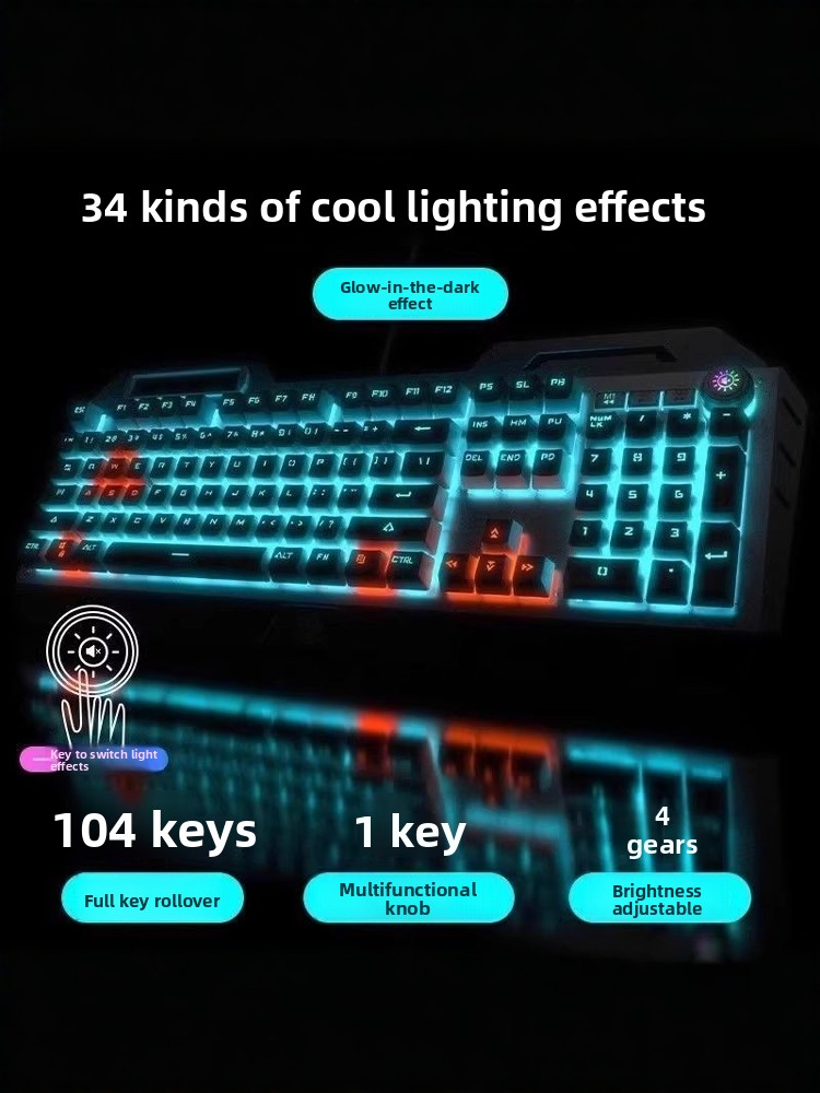 EWEADN TK900 mechanical keyboa - Gaming Keyboard Mouse Set ulasan dan harga