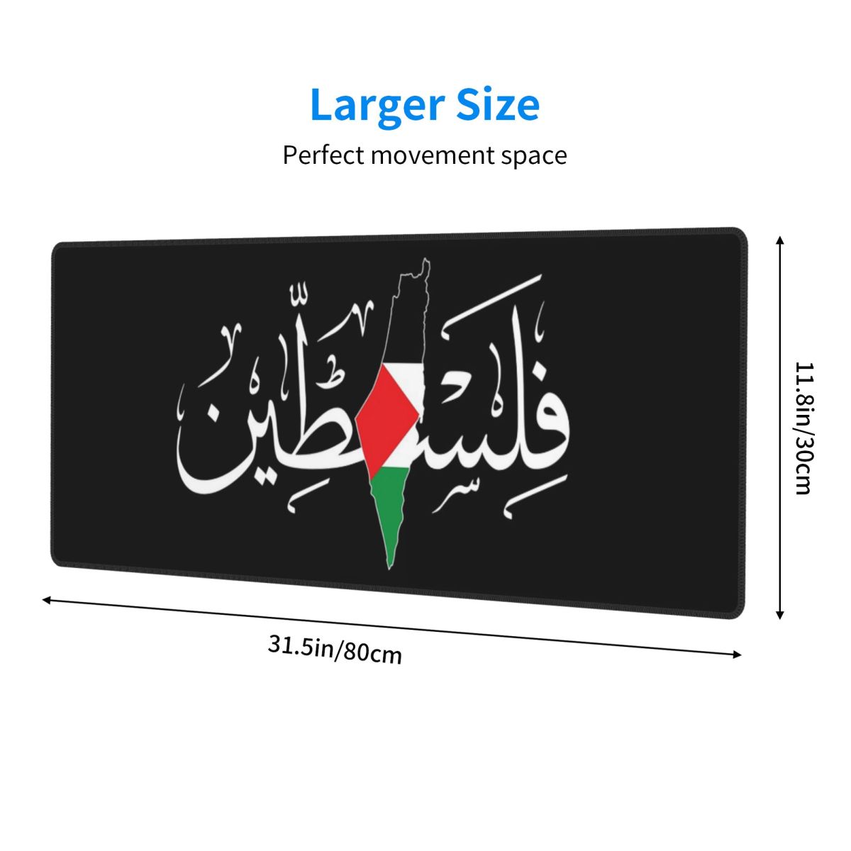 Large Mouse Pad Palestinie Ara - Gaming Keyboard Name ulasan dan harga