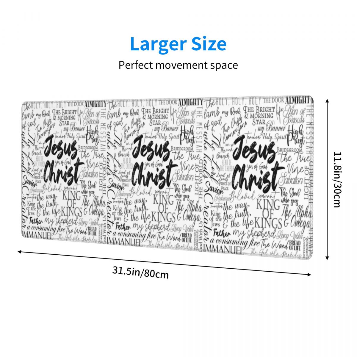 Large Mouse Pad The Names Of G - Gaming Keyboard Name ulasan dan harga