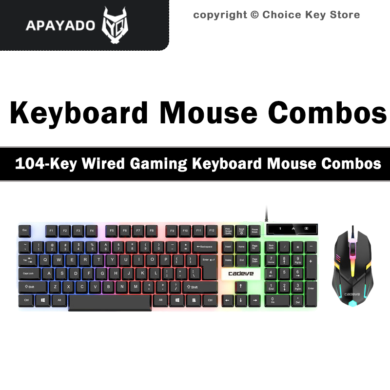 APAYADO LDK9122 Wired Gaming K - Gaming Keyboard Mouse Set ulasan dan harga