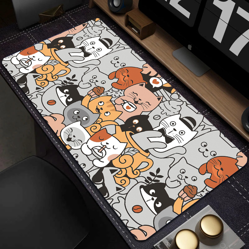 Cute Cat Mouse Pad Gaming Mous - Gaming Keyboard And Mouse ulasan dan harga